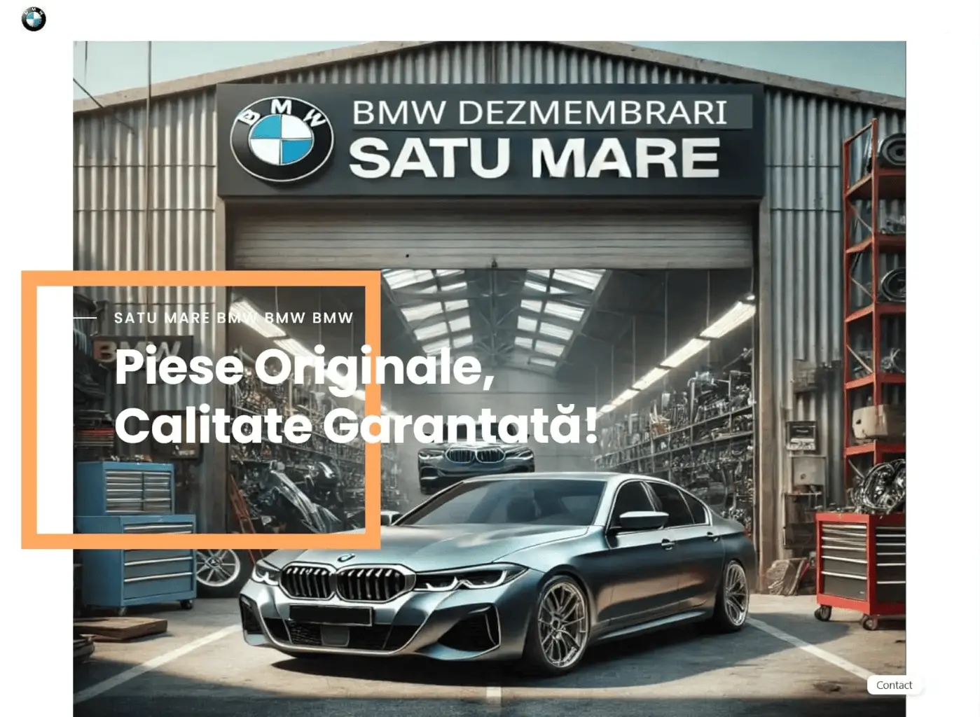 Echipa Dezmembrari BMW Satu Mare la lucru